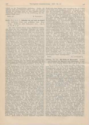 548-549 [Rezension] Löfflad, Joh., Die Kirche im Mannesalter. Studien und Kritiken zur Kirchen- und Culturfrage