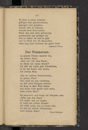 Der Nimmersatt.