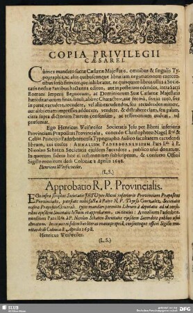 Copia Privilegii Caesarei