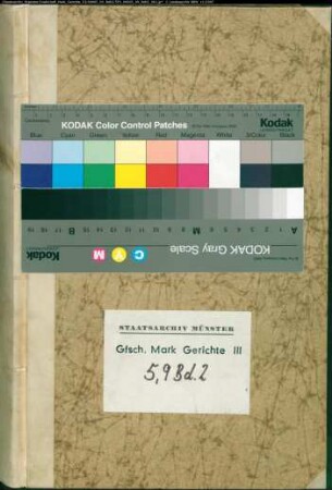 Belege zum Hypothekenbuch ("Scrinium") des Kirchspiels Herscheid - Bd. 2