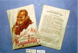 Originaltüten "Benedikt's albewährte Mischung zur einfachen Erzeugung von Magenbitter"