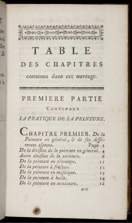Table des Chapitres contenus dans cet ouvrage