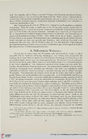 A. Hellenistische Wirkereien