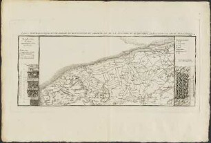 Carte Mineralogique D'Une Partie Du Boulonnois, Du Calaisis, Et De La Flandre, Où Se Trouvent Ambleteuse, Calais, Et Dunkerque.