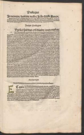 Incipit Tabula declaratoris ordinis [et] [con]tento[rum] in predicta summa.