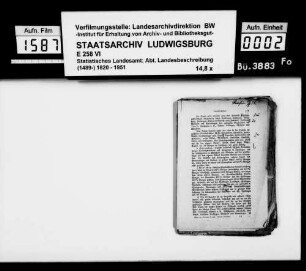 Druckfahnen und Probedrucke der Seiten 174-288 und 592f der OAB, mit handschriftlichen Korrekturen