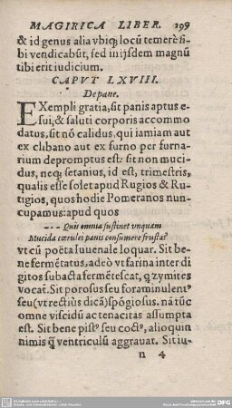CAPUT LXVIII. De pane.