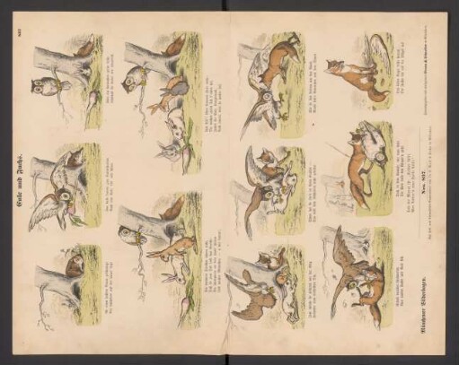 Eule und Fuchs