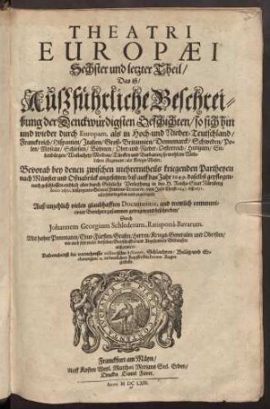 6: ... vom Jahr Christi 1647 biß 1651 ...
