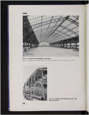 Abb. 52. Galerie des Machines, Paris 1889. Abb. 53. Haupteingang