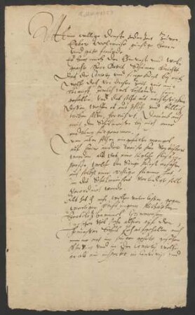 Brief an den Bürgermeister und Rat von Eckartsberga : 25.05.1598