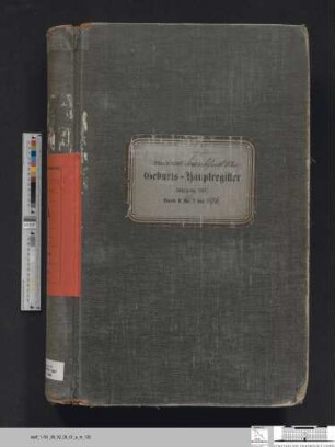 Geburtsregister Stadt Frankfurt (Oder) 1907, Urkunde 1-496