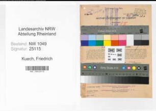 Entnazifizierung Friedrich Kuech , geb. 18.05.1904 (Angestellter)