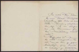 Schreiben an Hermann Muthesius (Brief)