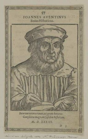 Bildnis des Johann Aventinus