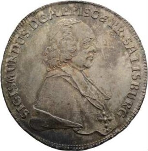 Münze, 1/2 Taler, 1757