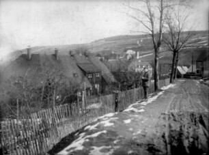 Försterhaus und Förster am Postberg (alte Schmalzgrubner Straße)