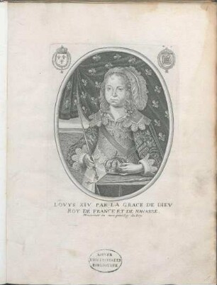 Lovys XIV Par La Grace De Diev Roy De France Et De Navarre.