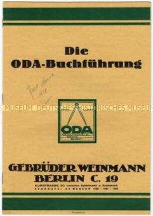 Buchführung mit Buchungsapparaten