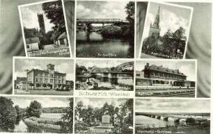 Postkarte, Schwerin (Warthe)