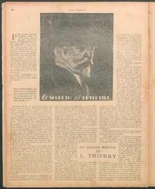 El secreto del detective [Artículo incomprensible] : Un cuento policial de L. Thierry