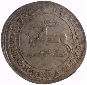 Münze, 2/3 Taler (16 Gute Groschen), 2/3 Taler (Gulden), 1677