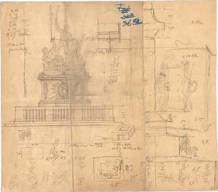 Thiersch, August ; Grab - und Denkmäler, Kriegergedenktafeln - Denkmal (Ansicht, Details)
