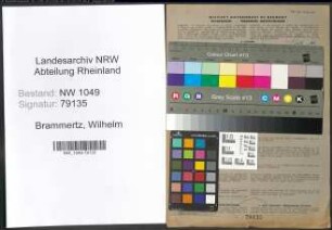 Entnazifizierung Wilhelm Brammertz , geb. 02.01.1916 (Angestellter)