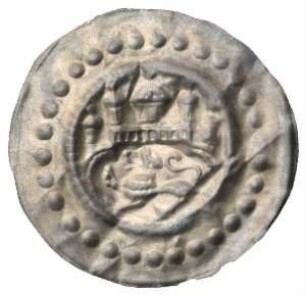 Fundmünze, Brakteat, 1247 - 1263
