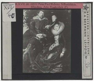 Rubens, Rubens und Isabella Brant in der Geißblattlaube (München AP 334)