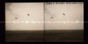 Luftschiff Charles Renard und Antoninetteflieger, Flugplatz Reims