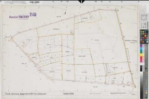 Seppenrade (Lüdinghausen), Umlegung Seppenrade, Urkarte II Flur 20