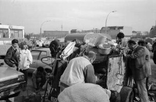 Westberlin : Westberlin, Schöneberg, nahe Potsdamer Platz, "Polenmarkt"