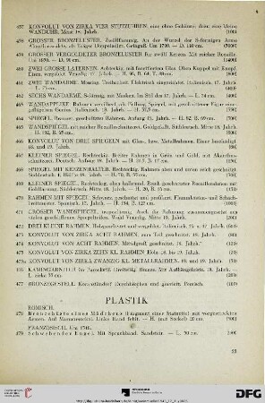 Plastik (Nr. 478-573)