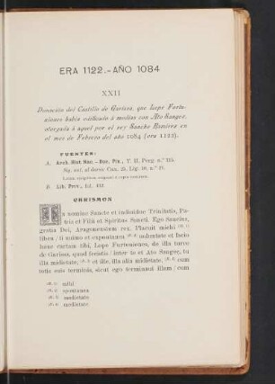 Era 1122. - Año 1084
