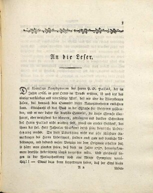 Namen Register über die von dem seel. Herrn Inspector Wilkens übersetzte Charakteristik der Thierpflanzen des Herrn Pallas : Nebst mehrern Verbesserungen theils unrichtig, theils undeutlich übersetzten Stellen; auch einer Anzeige der vorzüglichsten Druckfehler