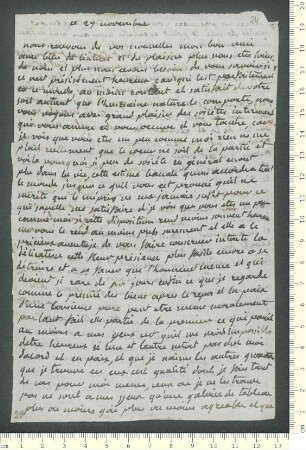 Brief von Marie-Anne Chamisso  an Adelbert von Chamisso