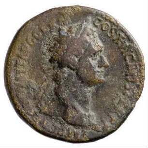 Münze, Sesterz, 92 - 94 n. Chr.