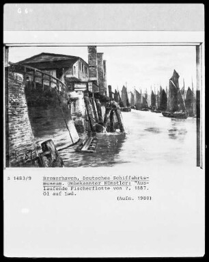 Auslaufende Fischerflotte