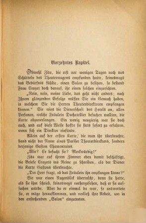 Zita : Roman in zwei Bänden. Autorisierte Übersetzung aus dem Französischen von C. Hirsch, 2 = 10