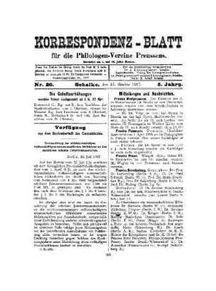Verfügung aus dem Septemberheft des Centralblattes