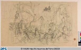 Studie zu der Komposition "Der Traum des Ritters"