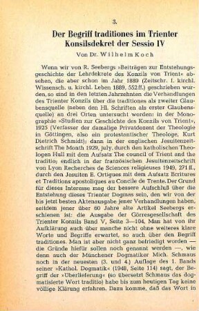 46-61 Der Begriff traditiones im Trienter Konsilsdekret der Sessio IV