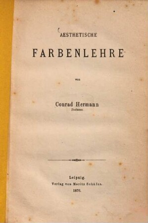 Ästhetische Farbenlehre