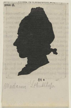 Bildnis der Barbara Schulthess, geb. Wolf