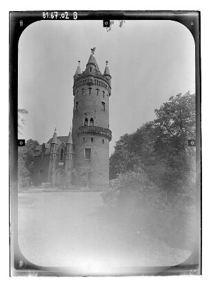 Potsdam-Babelsberg. Flatowturm (1853-1856; J. H. Strack) im Park