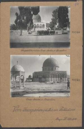 Tempelplatz mit der Omar-Moschee in Jerusalem