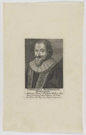 Bildnis des Conradvs Matthaevs