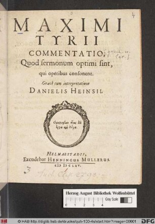 Maximi Tyrii Commentatio, Quod sermonum optimi sint, qui operibus consonent