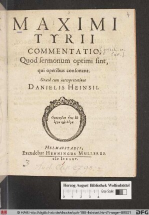 Maximi Tyrii Commentatio, Quod sermonum optimi sint, qui operibus consonent